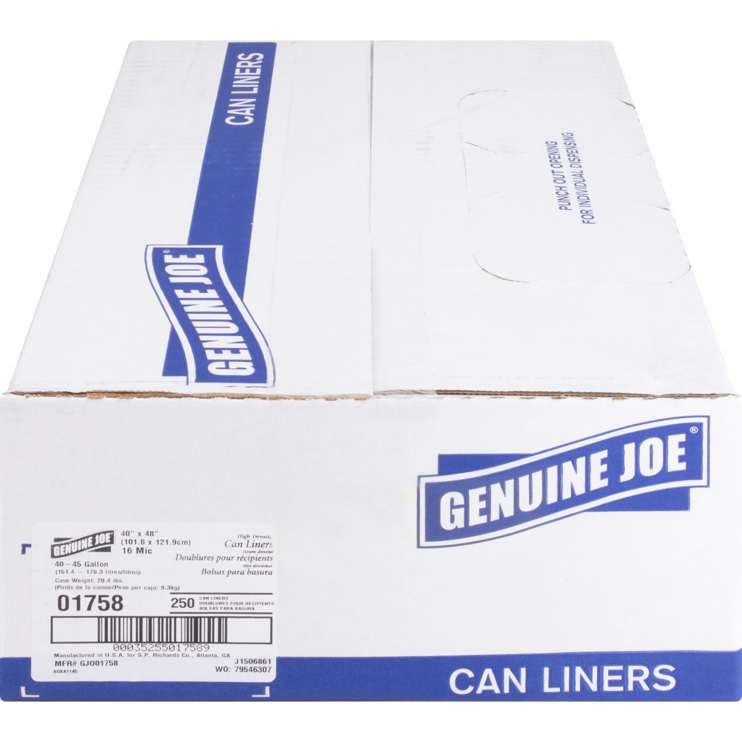 High-density Can Liners by Genuine Joe GJO01758