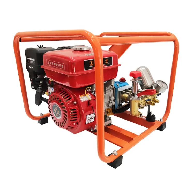 LS 725H High Pressure Agricultural Pesticide Portable Gasoline Engine Htp Plunger Pump Power Sprayer