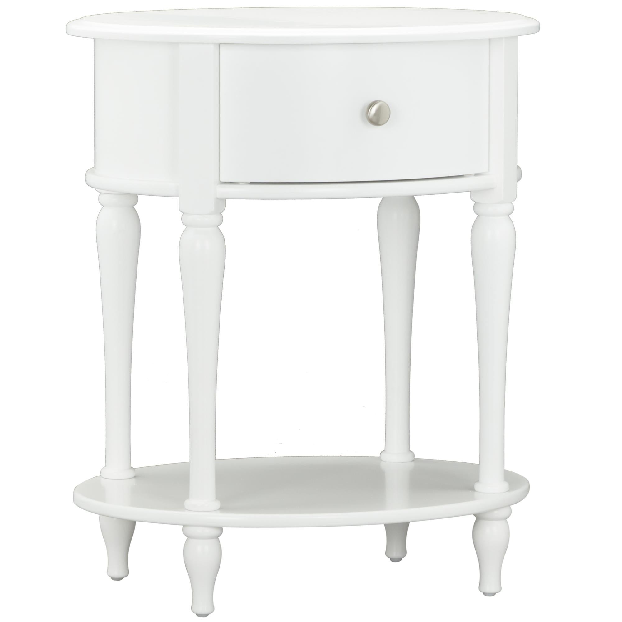 Little Seeds Rowan Valley Laren Oval Nightstand, White