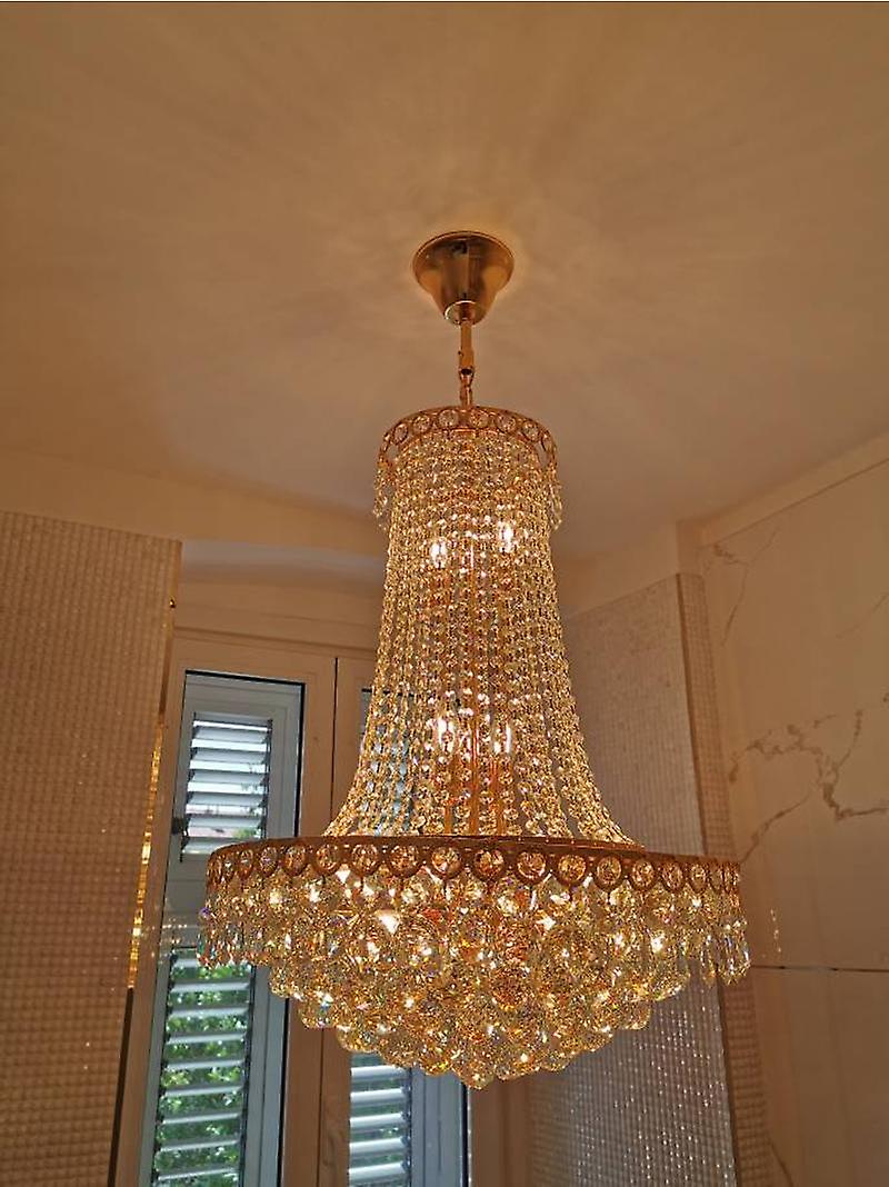 Phube Lighting French Empire Gold Crystal Chandelier Chrome Chandeliers Lighting Modern Chandeliers Light