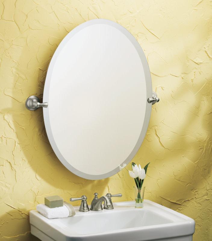 Moen Sage Brushed Nickel Mirror  Crowdfused