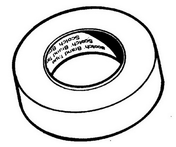 3M PAINT MASK TAPE 3/4 X 60YD 06334