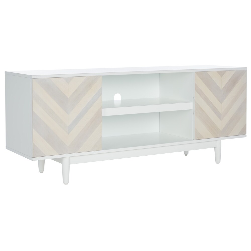 SAFAVIEH Tay 3 Shelf Patterned Media Stand   54\