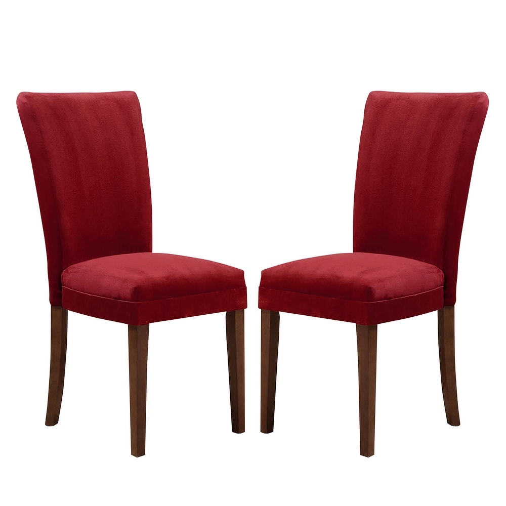 Parson Classic Upholstered Dining Chair (Set of 2) by iNSPIRE Q Bold   Dining Chair