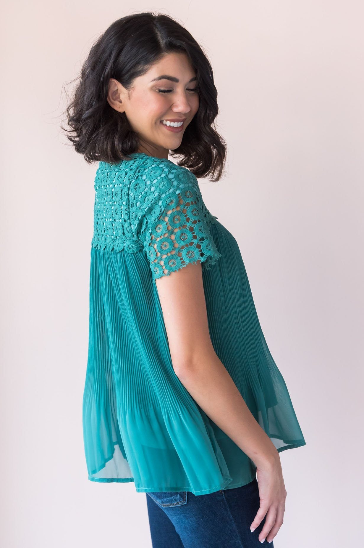 Inner Hope Modest Lace Blouse