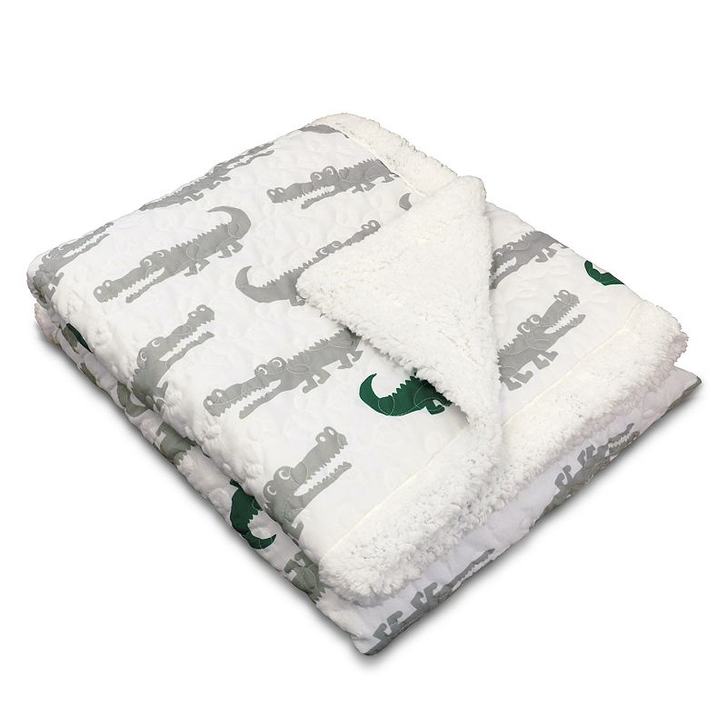 Lush Decor Alligator Throw