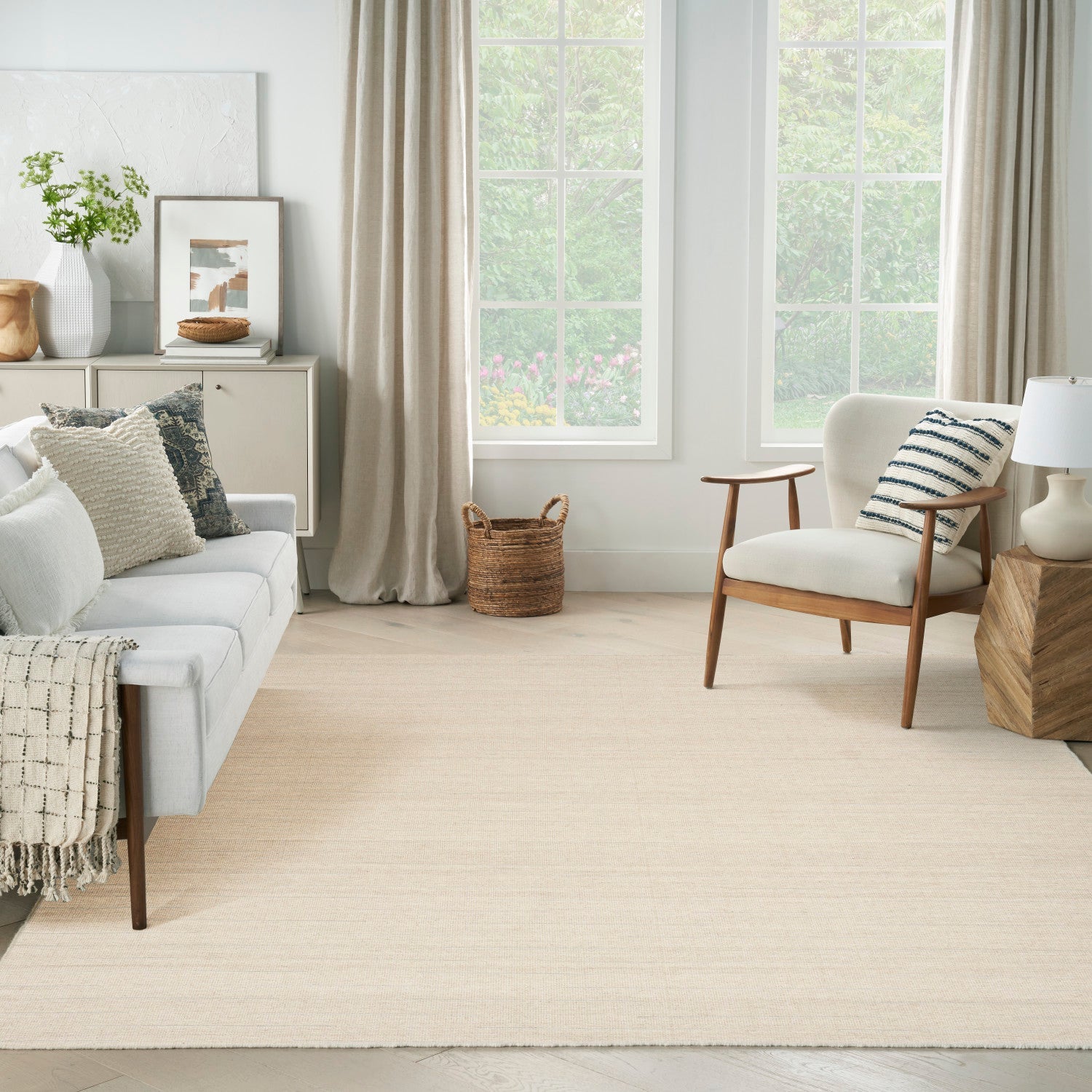 Interweave Beige Modern Rug