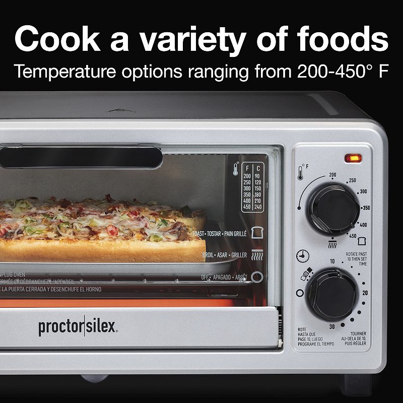 Proctor Silex 4-Slice Toaster Oven Broiler