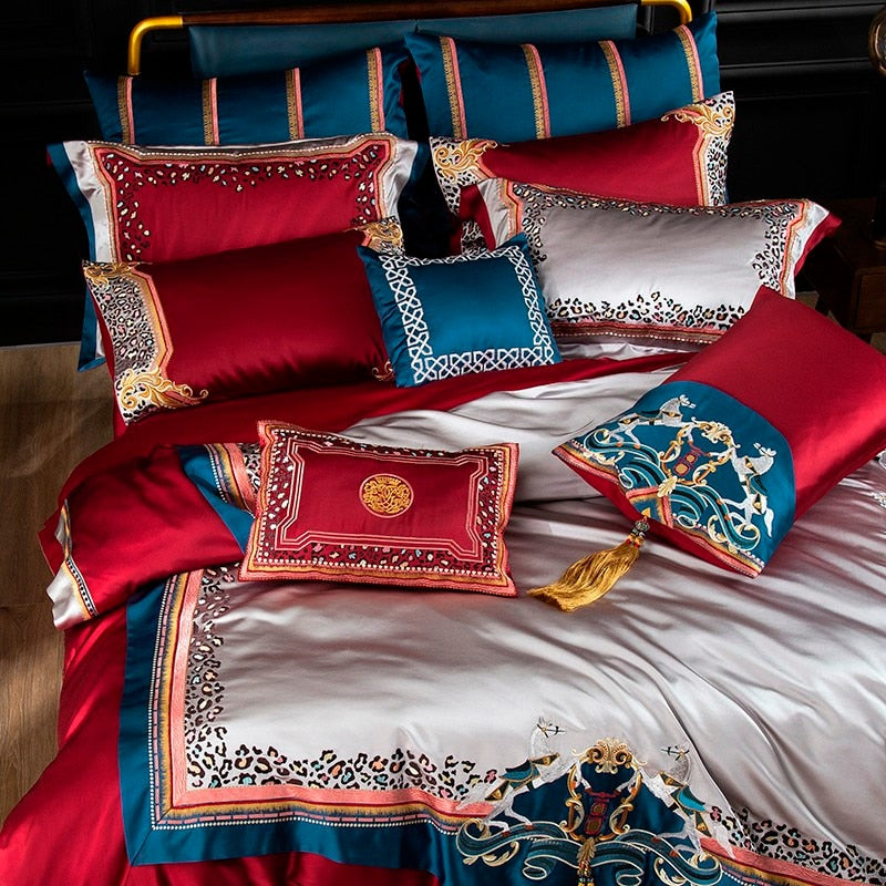 Smaddy Vintage Silk Bedding Set