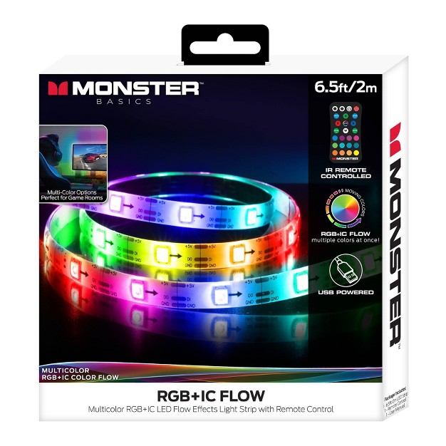 Monster 6ft Rainbow Flow Led Light Strip