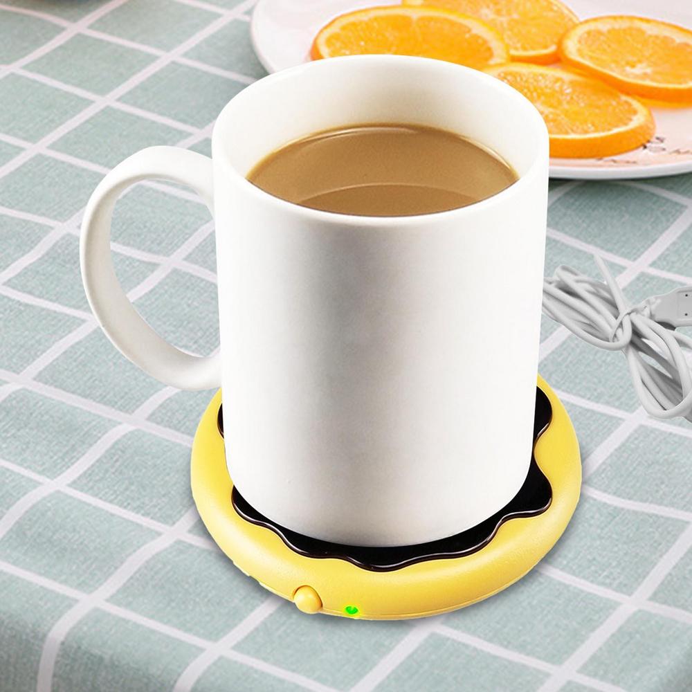 Tohuu Warmer Coaster Donut Mug Coaster Mug Warmer Cup Warmer For Home Office Desk Use Electric Beverage Warmer Constant Temperature Plate For Tea incredible