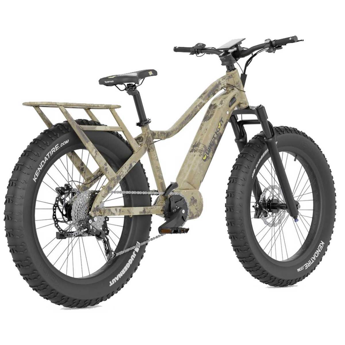 QuietKat Warrior 1000W Veil Poseidon Camo EBike  17in