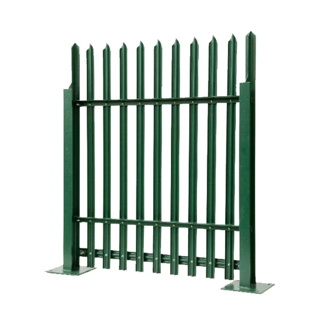 High quality China manufacture power coated  low price  palisade fence