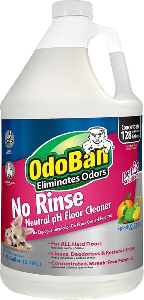 OdoBan No Rinse Neutral pH Floor Cleaner， Citrus Scent