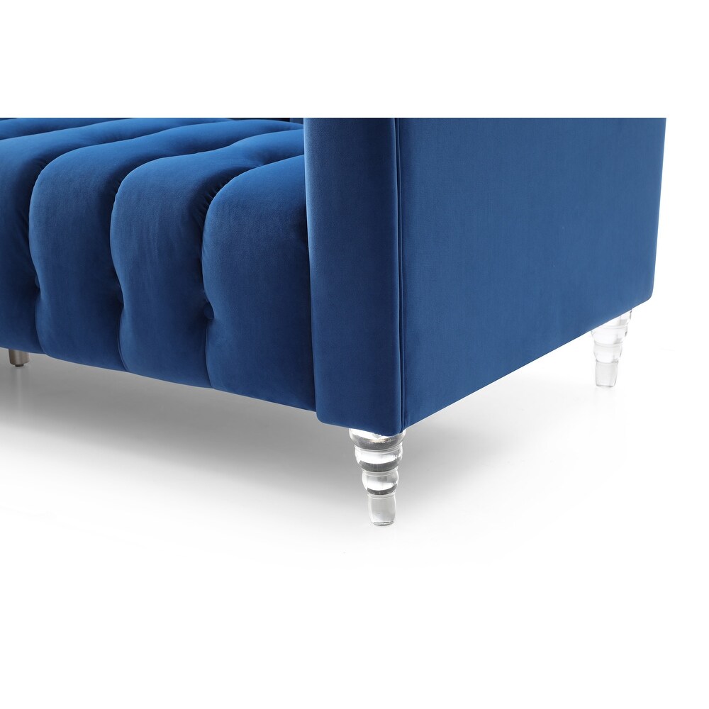 Modern and beautiful sofa with acrylic leg