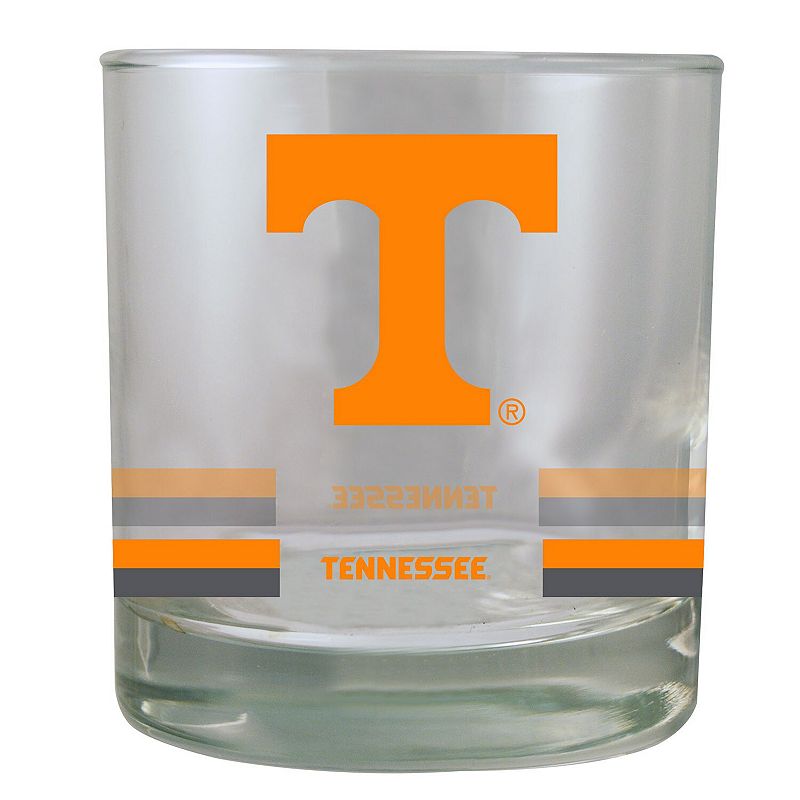 Tennessee Volunteers 10oz. Banded Rocks Glass