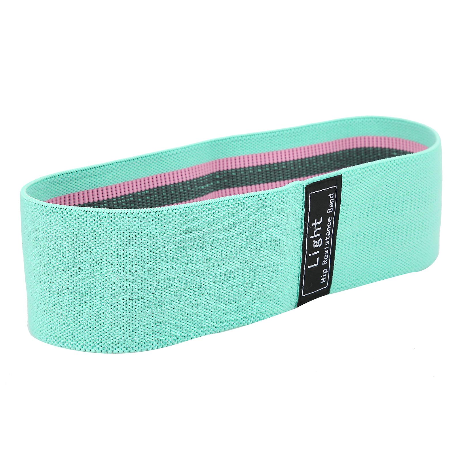 Yoga Hip Resistance Band Set Portable Fitness Elastic Band Women Squat Loop Body Buildingmint Green