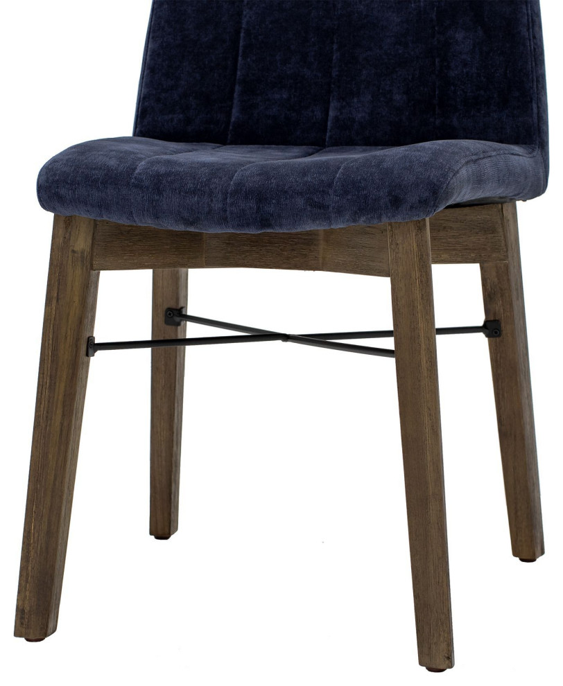 West Dining Chair  Set of 2  Navy   Midcentury   Dining Chairs   by LH Imports  Houzz