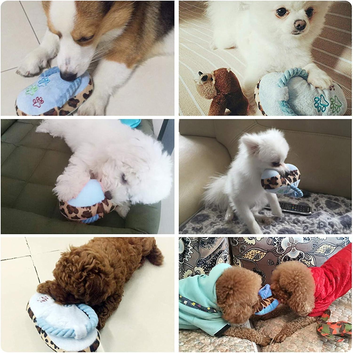 Cotton Thread Chewing Toys， Durable Rubber Shoe Shaped Chewing Toys For Cleaning Dog Teeth