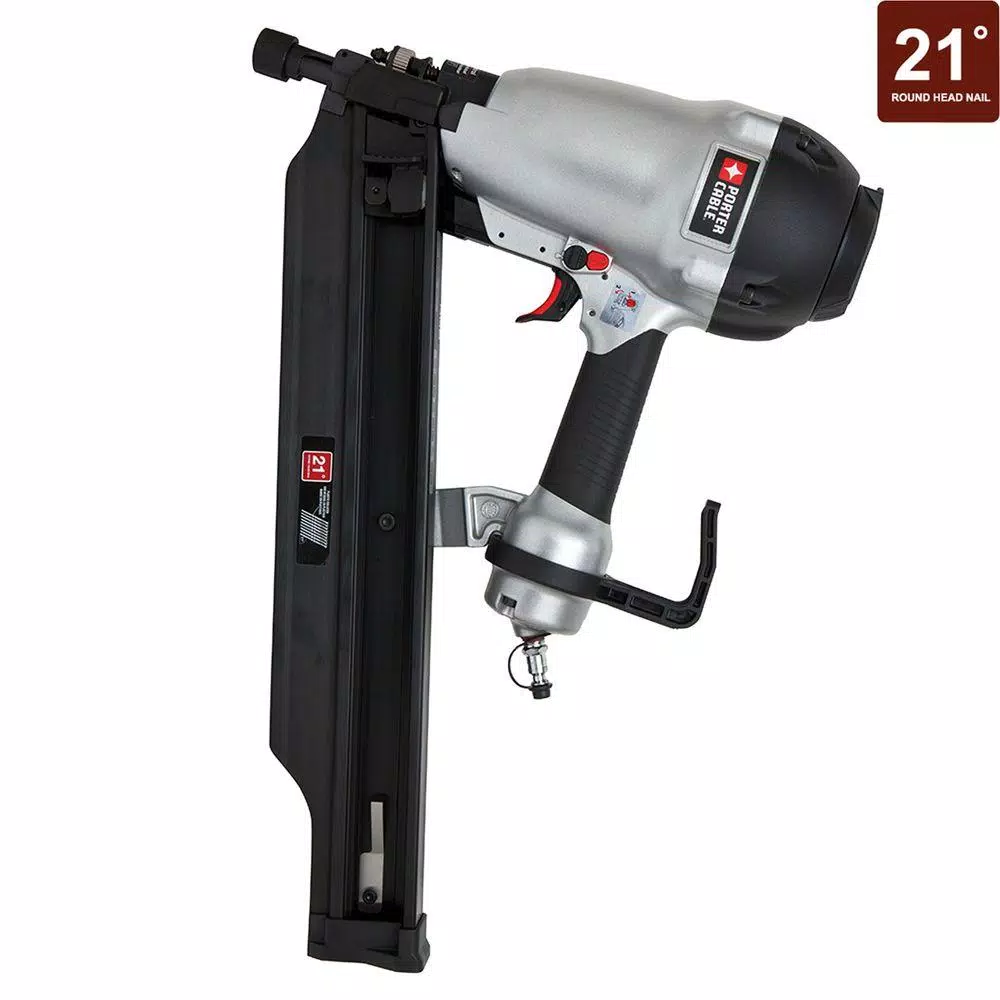 Porter-Cable 21-Degree 3-1/2 in. Full Round Framing Nailer and#8211; XDC Depot