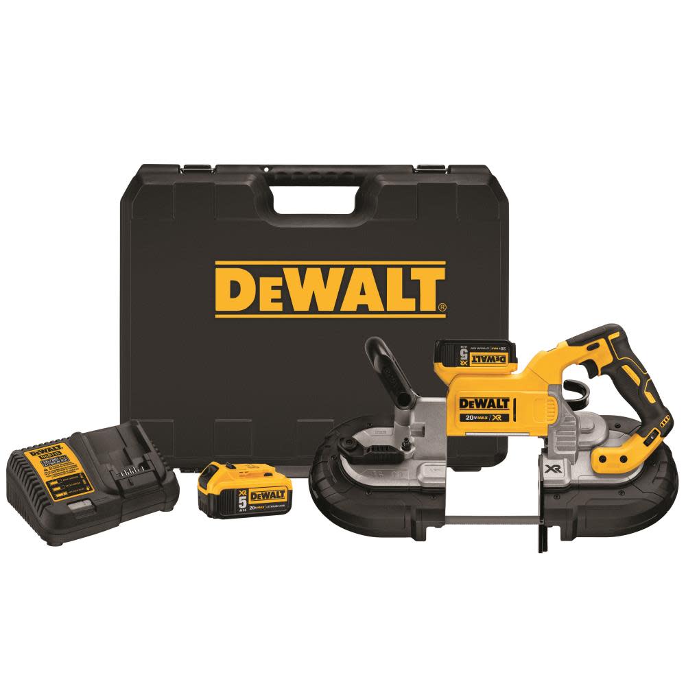 DEWALT 20-volt MAX XR Brushless Deep Cut Band Saw Kit DCS374P2 from DEWALT