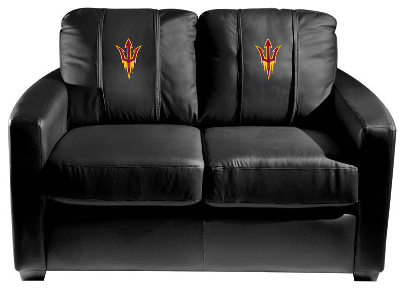 Arizona State Sun Devils Stationary Loveseat Commercial Grade Fabric   Contemporary   Loveseats   by DreamSeats LLC  Houzz