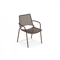 Fauteuil de jardin EMU Ala acier - Fauteuil de jardin design italien