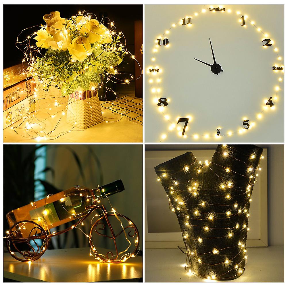 100 LED String Light 5V USB Powered Copper Wire Outdoor Fairy LED String Lights Christmas Wedding Party Decoration Light