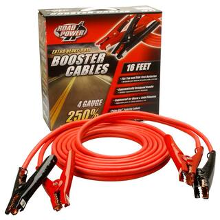 Road Power 16 ft. 4-Gauge 400 Amp Red Booster Cables 86660104