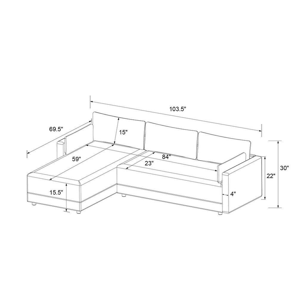 Avenue Greene Kaisa Sectional Sofa