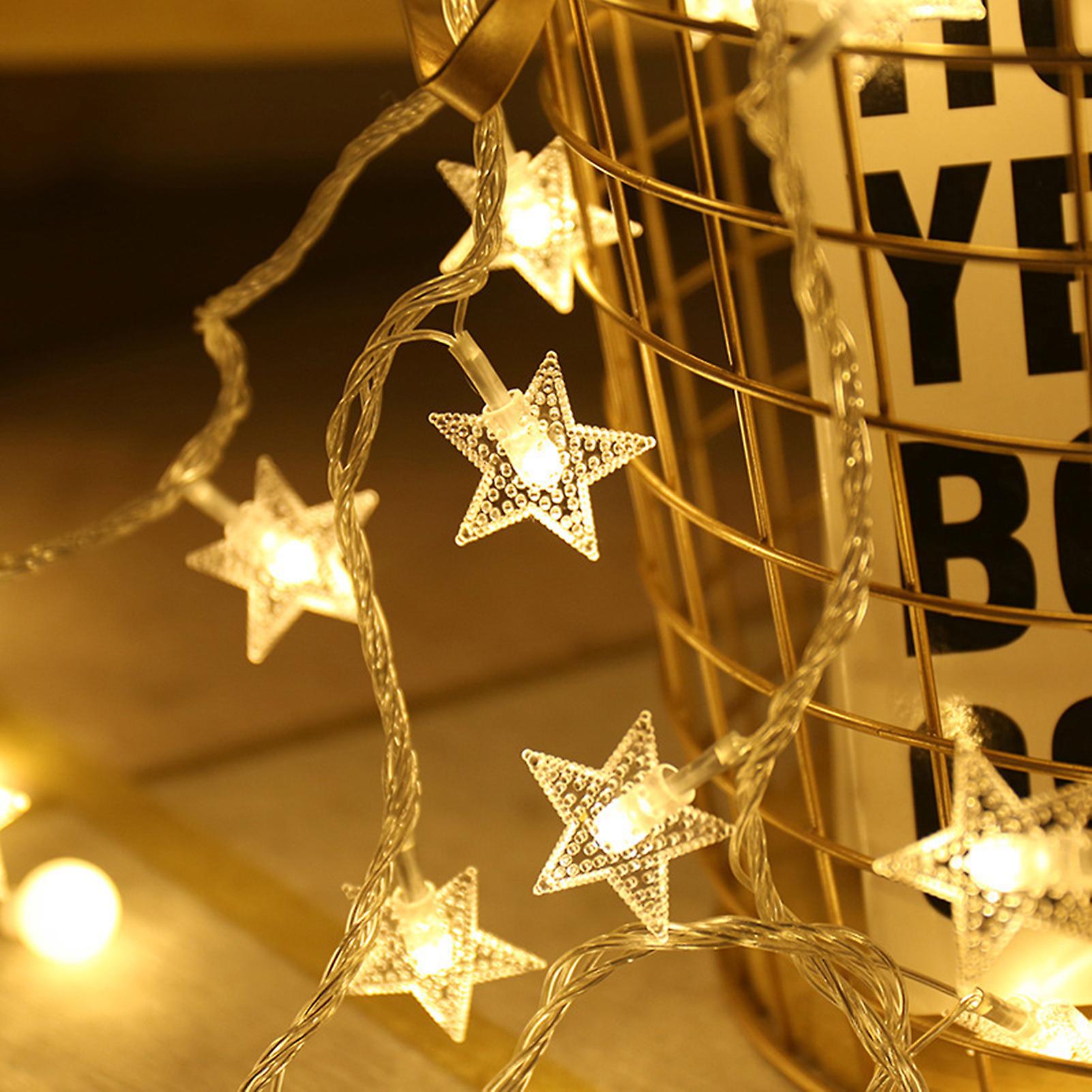 Star Usb String Light Room Decoration Christmas Holiday Party Light Outdoor Camping Decorative Modeling Hanging Lamp No.254095