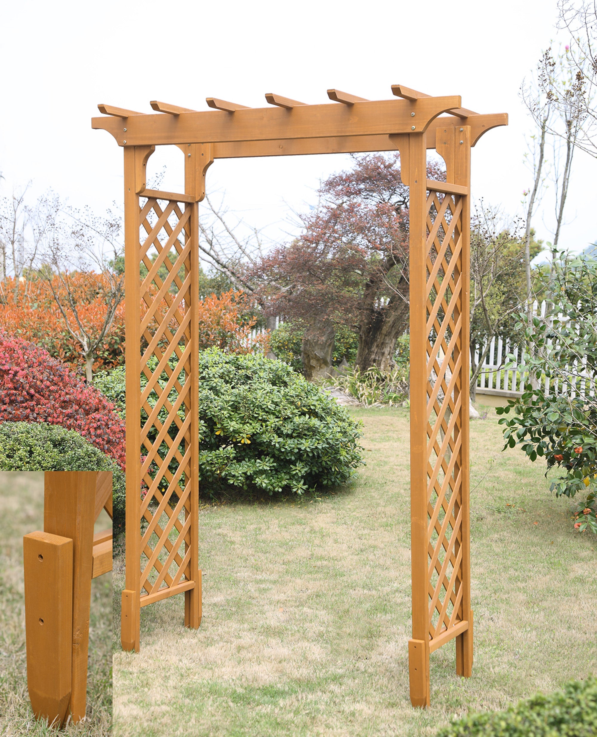 Convenience Concepts Planters and Potts Deluxe Garden Arbor