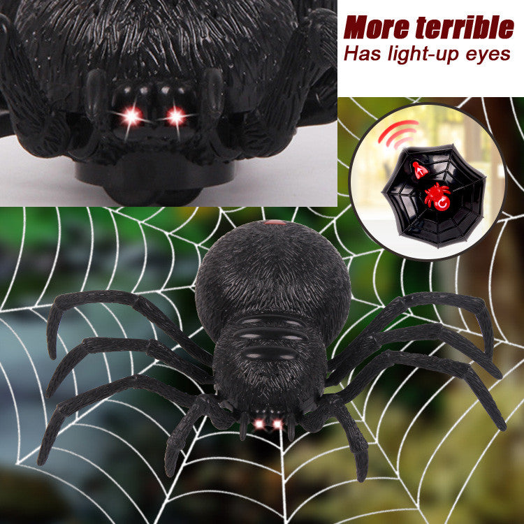 New Year's Deals!Remote Control Spider Scary Wolf Spider Robot Realistic Novelty Prank Toys Gifts on Clearance