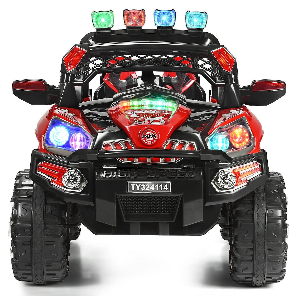 Costzon Ride On Truck, 12V Battery Powered Car (Red)