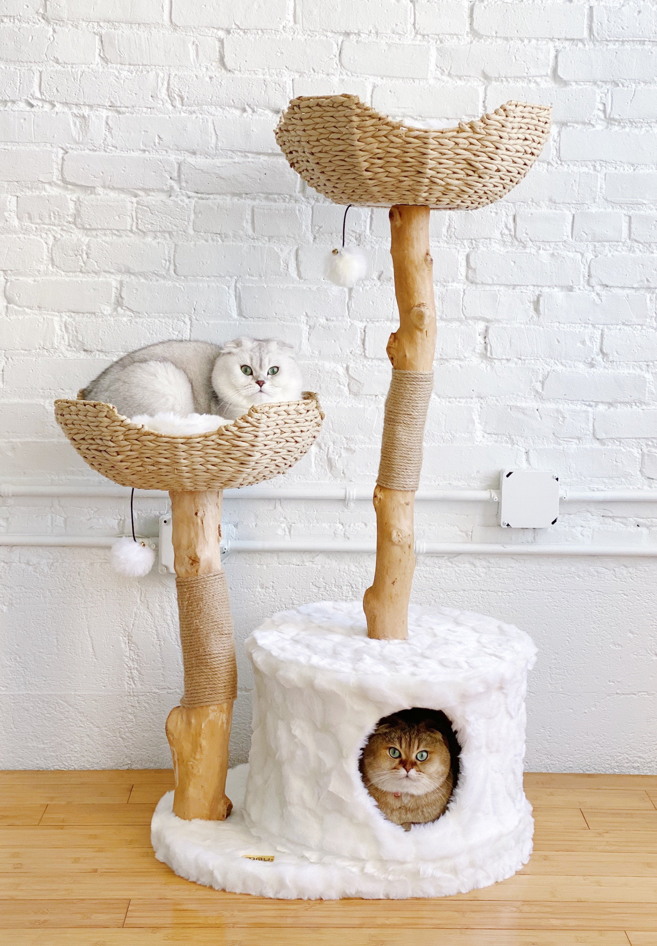 Mau Lifestyle Cento Cat Tree， White