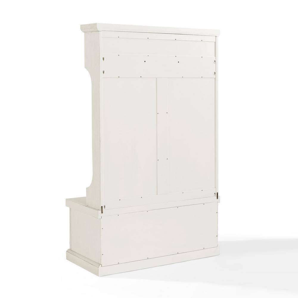 CROSLEY FURNITURE Seaside White Hall Tree CF6006-WH