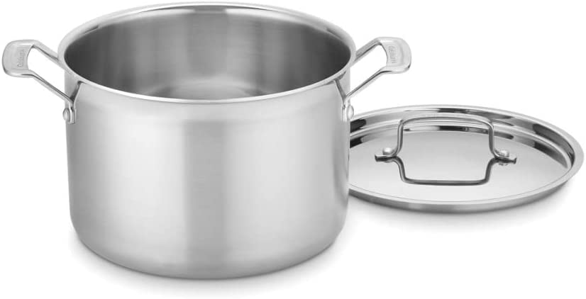 Cuisinart MCP66-24N MultiClad Pro Triple Ply 8-Quart Skillet， Stockpot w/Cover