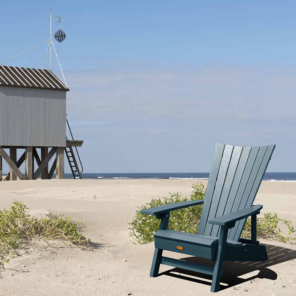 Unique Adirondack Chair  Weatherproof Frame and Slatted High Back   Contemporary   Adirondack Chairs   by Decor Love  Houzz