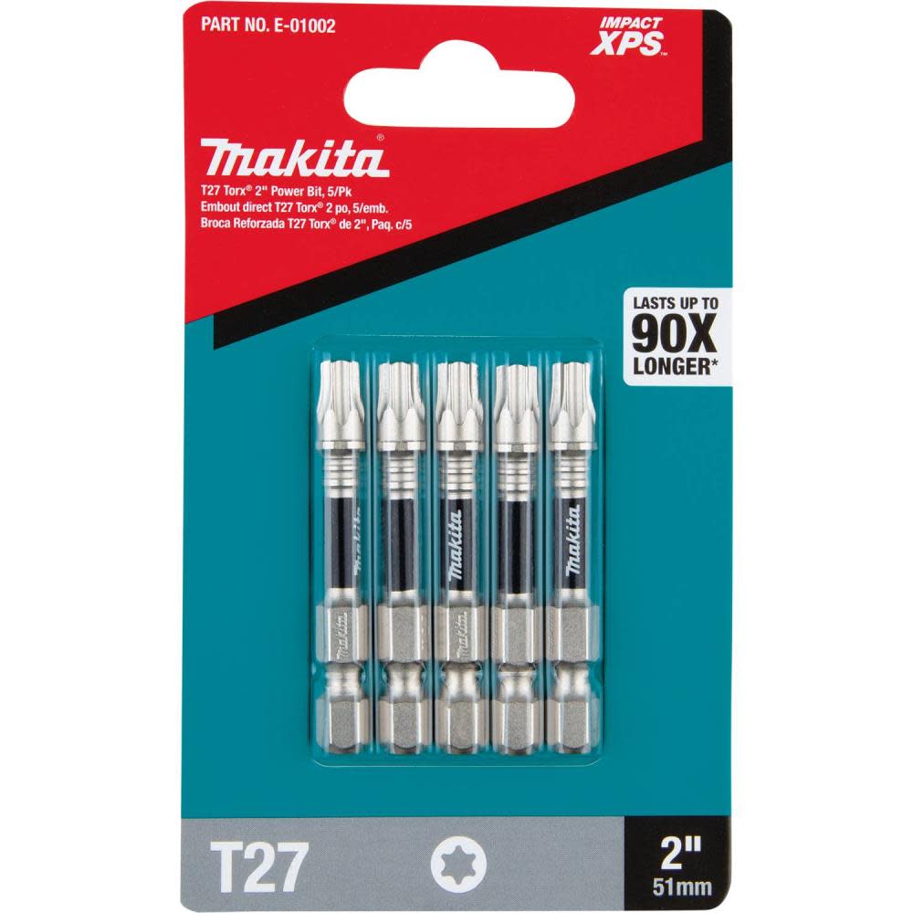 Impact XPS™ T27 Torx 2 Power Bit， 5/pk