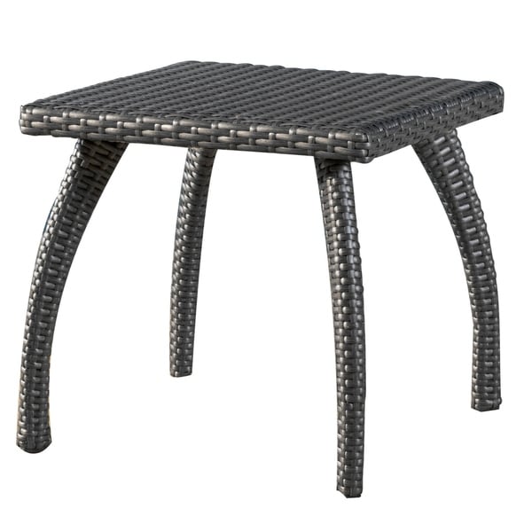 Honolulu Outdoor Wicker Side Table by Christopher Knight Home