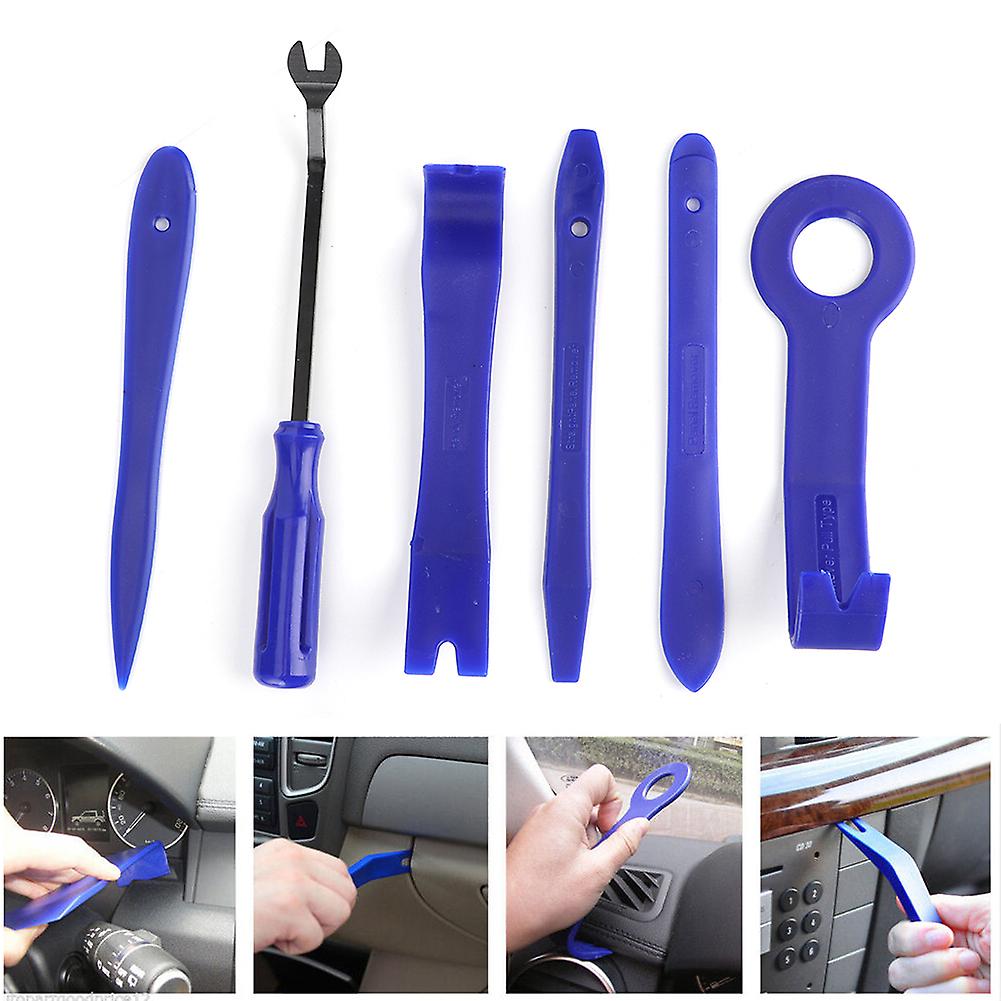 12pcs Car Interior Trim Door Panel Removal Dashboard Gps Stereo Radio Pry Kit Repair Tool