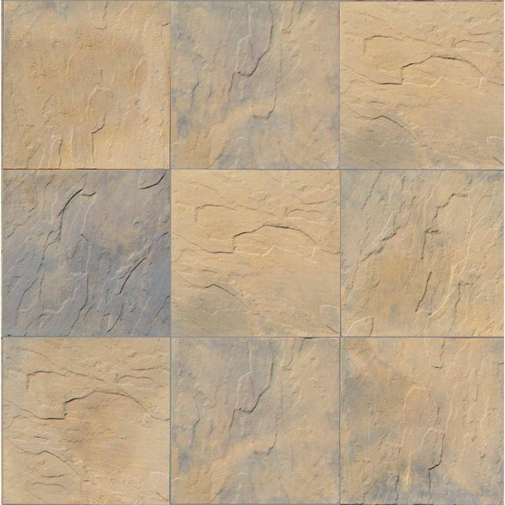 Nantucket Pavers Yorkstone 24 in. x 24 in. Tan Variegated Concrete Paver (22-Pieces88 sq. ft.Pallet) 22424