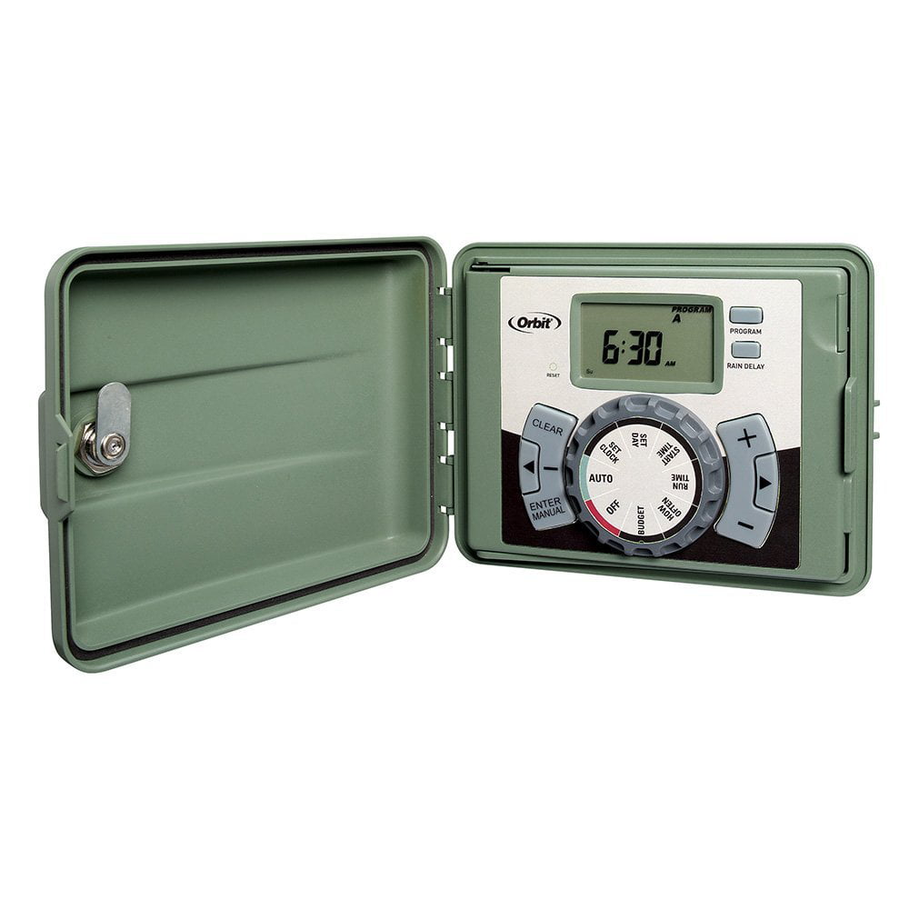 Orbit 57899 9-Station Outdoor Swing Panel Sprinkler System Timer