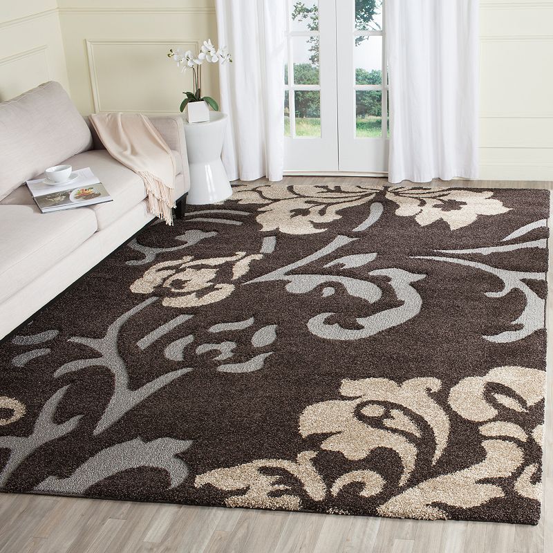 Safavieh Florida Classic Floral Shag Rug