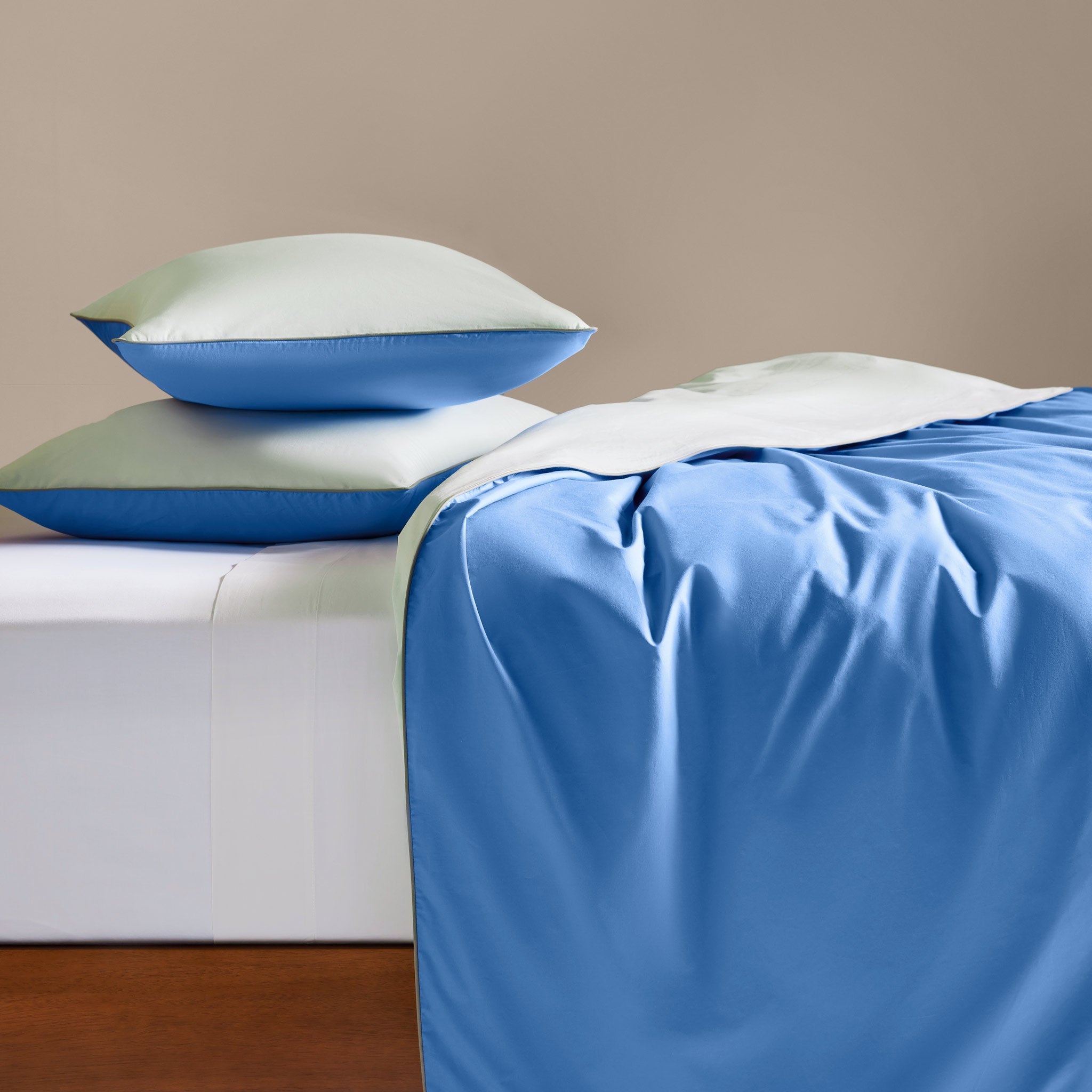 Piped Classic Percale Shams - Last Call