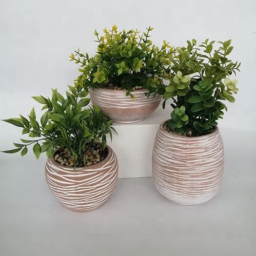 Wholesale garden supply round terracotta pot