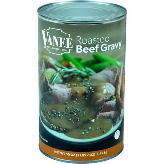 Vanee Roasted Beef Gravy  50 Ounces  12 per case