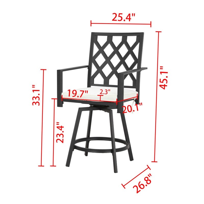 Patio Festival 11 Piece Outdoor Patio Bar Height Dining Set