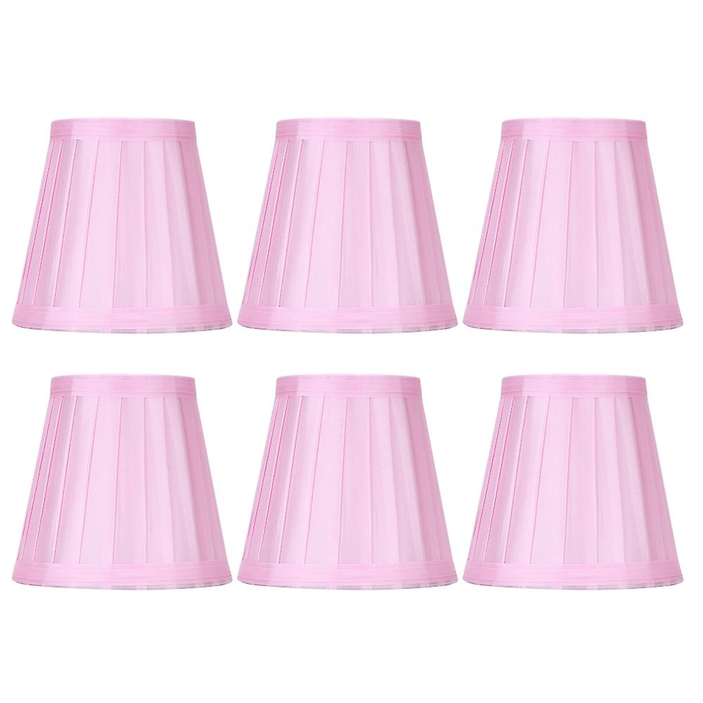 6PCS Simple Modern Pendant Lamp Shade Cover Fabric Wall Light Lampshade for Home Decor