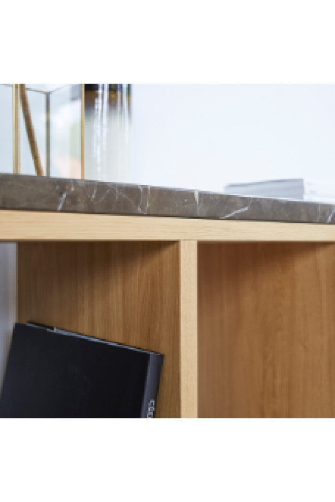 Oak Modern Console Table  Tikamoon Eyota   Transitional   Console Tables   by Oroa   Distinctive Furniture  Houzz